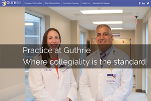 I Chose Guthrie website homepage screen capture